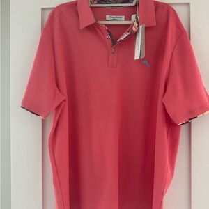 Men's Salmon Color Polo Shirt
